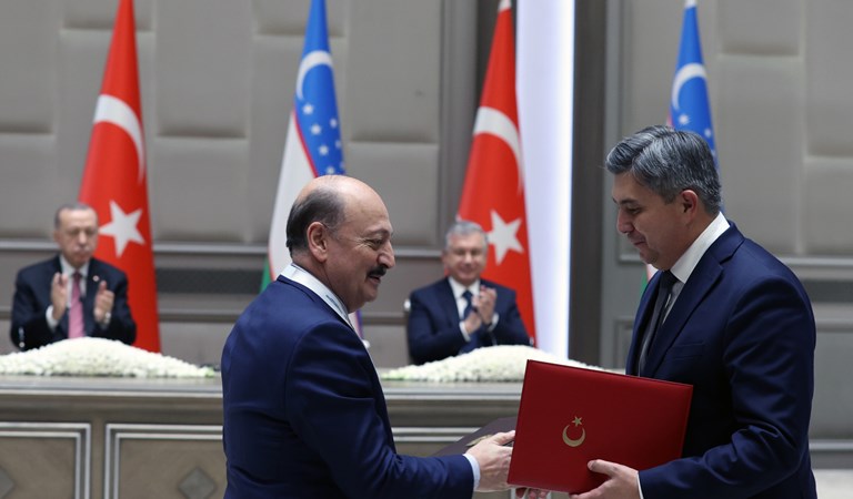 Minister Bilgin signed the "Memorandum of Understanding" on the Cooperation between the Ministry of Labour and Social Security of Türkiye and the Ministry of Employment and Labour Relations of the Republic of Uzbekistan