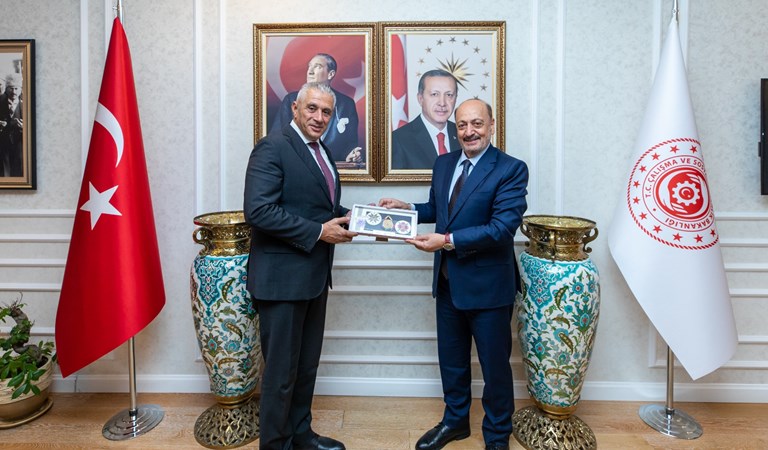 Minister of Labour of Turkish Republic of Northern Cyprus Visited Turkiye. 