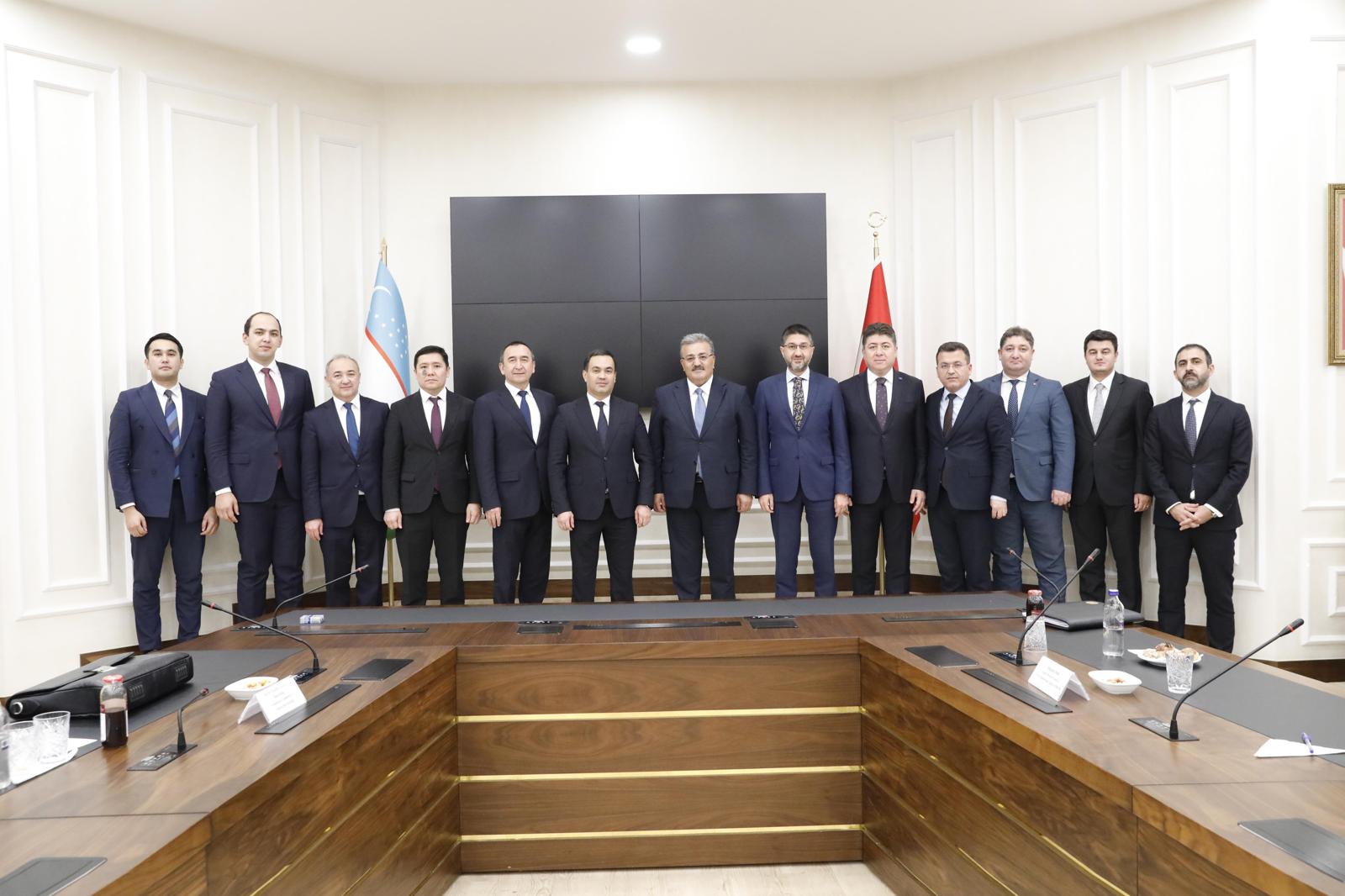 Our Deputy Minister Faruk ÖZÇELİK met with Olimjon ABDULLAEV, Deputy Minister for Foreign Affairs of Uzbekistan 