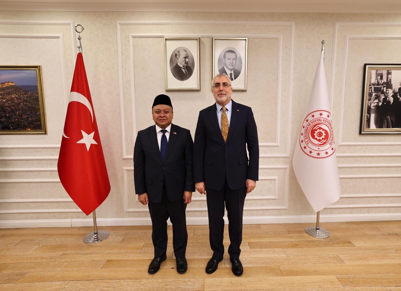 Our Esteemed Minister, Prof. Dr. Vedat IŞIKHAN recieved the Ambassadors of Indonesia, Ukraine, Azerbaijan and Sweden to Ankara.