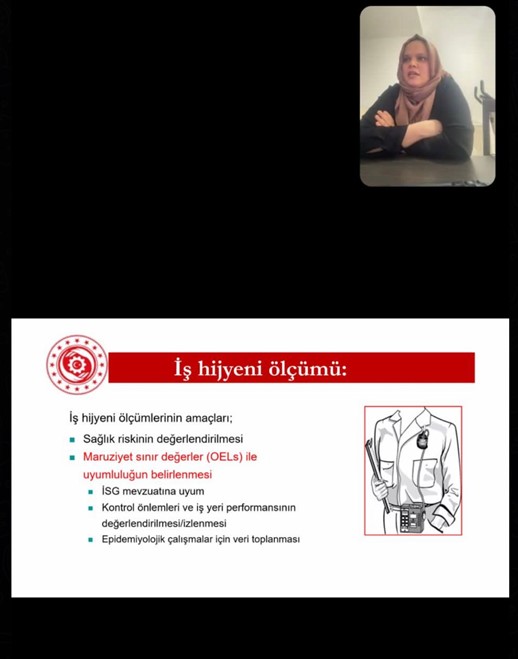 İşyeri Hekimleri Derneği ile Birlikte Hekimlere Yönelik “İş Hijyeni İlkeleri ve Uygulamaları Eğitimi” Gerçekleştirildi