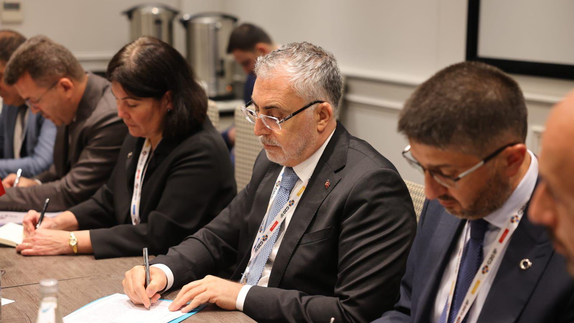 Minister of Labour and Social Security Prof. Dr. Vedat IŞIKHAN conveyed Türkiye's policies on youth, women and general employment to his global counterparts in two separate sessions at the G20 Labour and Employment Ministers' Meeting hosted by South Africa. In the sessions where the topics of youth employment, women's participation in the labour force and global inclusiveness prominently discussed, Minister IŞIKHAN shared Türkiye's experiences and future goals. 