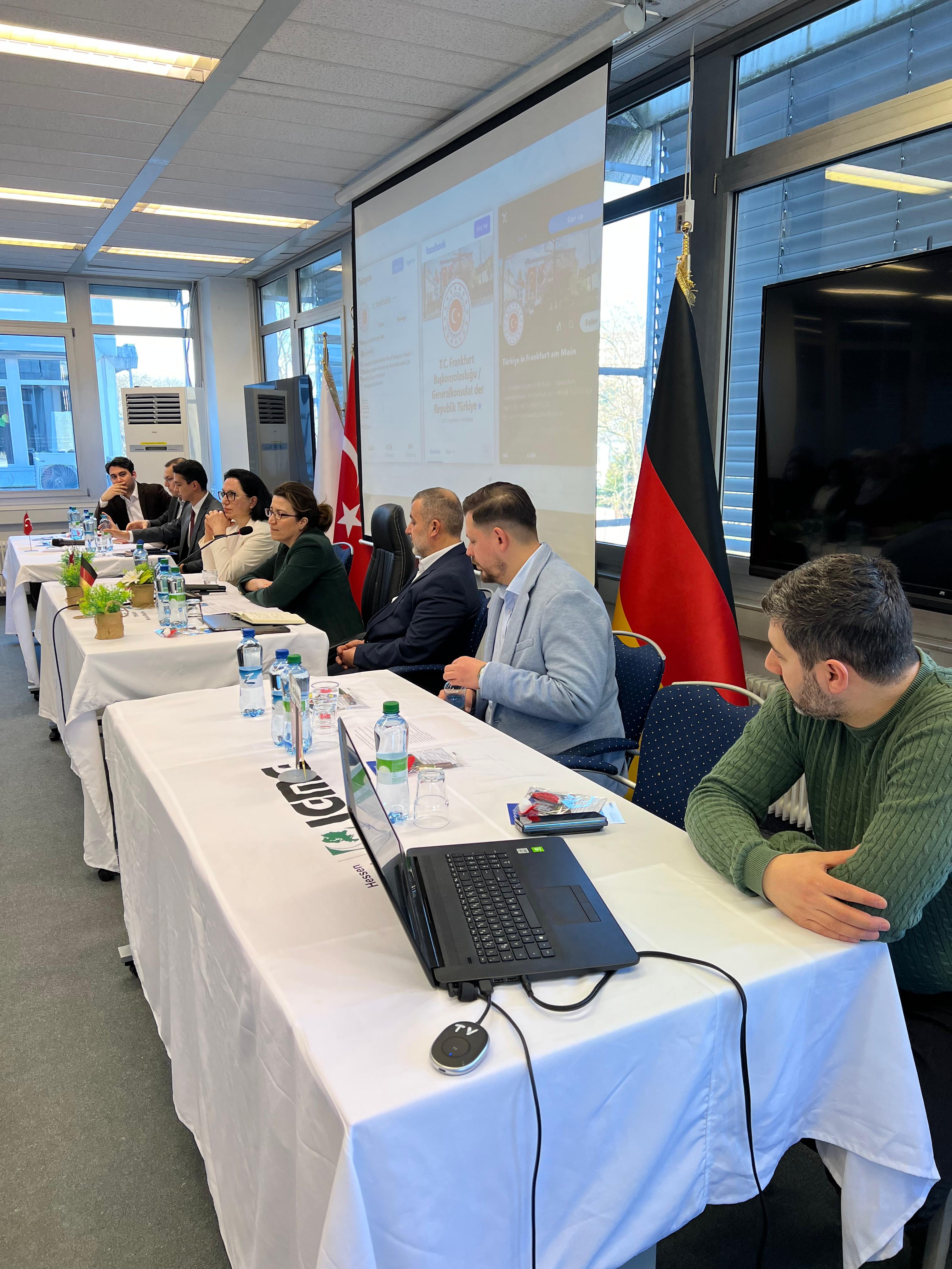 On 23 February 2025, a citizen information meeting was held by the Frankfurt Attaché's Office in Offenbach. 