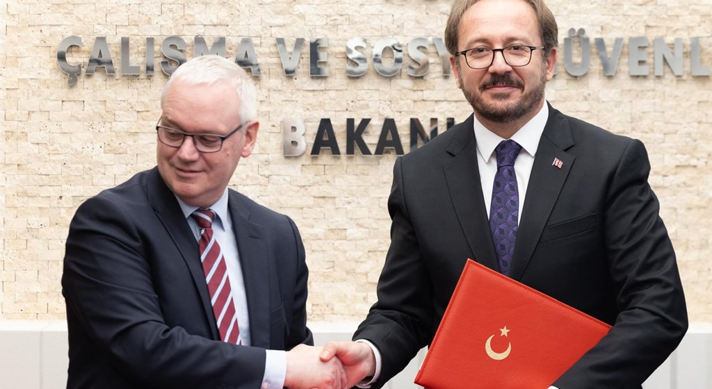 Having visited our Ministry, the delegation headed by Anette Kramme, Parliamentary Undersecretary of Labour and Social Affairs Ministry of Federal Republic of Germany addressed the issues of strengthening inter-ministerial relations and opportunities for cooperation.