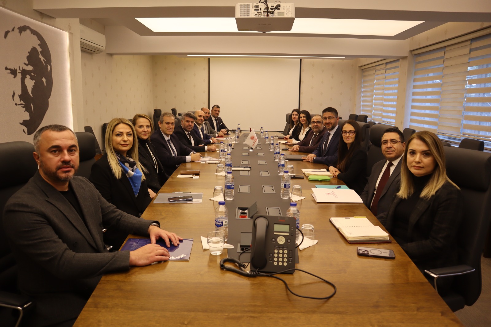 ATSO delegation headed by Yusuf HACISÜLEYMAN, Chairman of the Board of Directors of Antalya Chamber of Commerce and Industry visited our General Director Ali AYBEY.