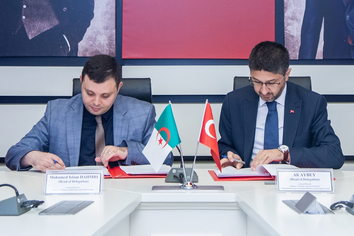 The third round of negotiations for the signing of a Social Security Agreement between our country and Algeria was held in Ankara between 24–26 June 2025.