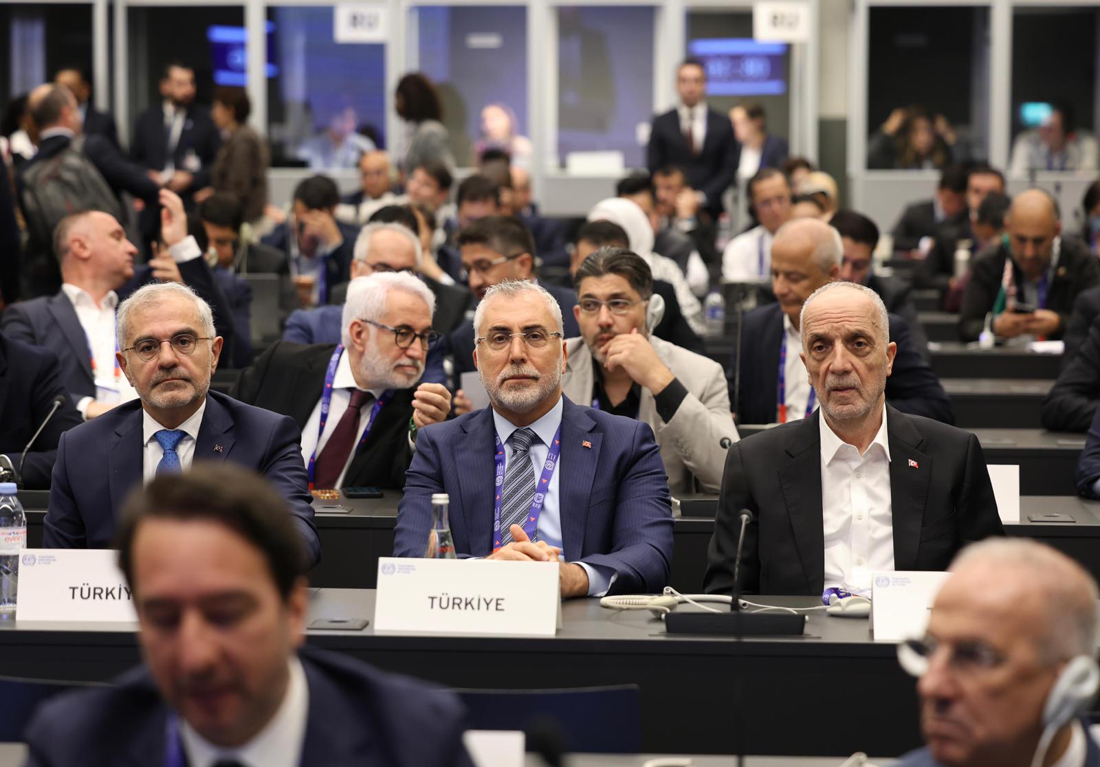 Bakan Işıkhan, ILO’nun 114. Uluslararası Çalışma Konferansı’nda Genel Kurul’a Hitap Etti