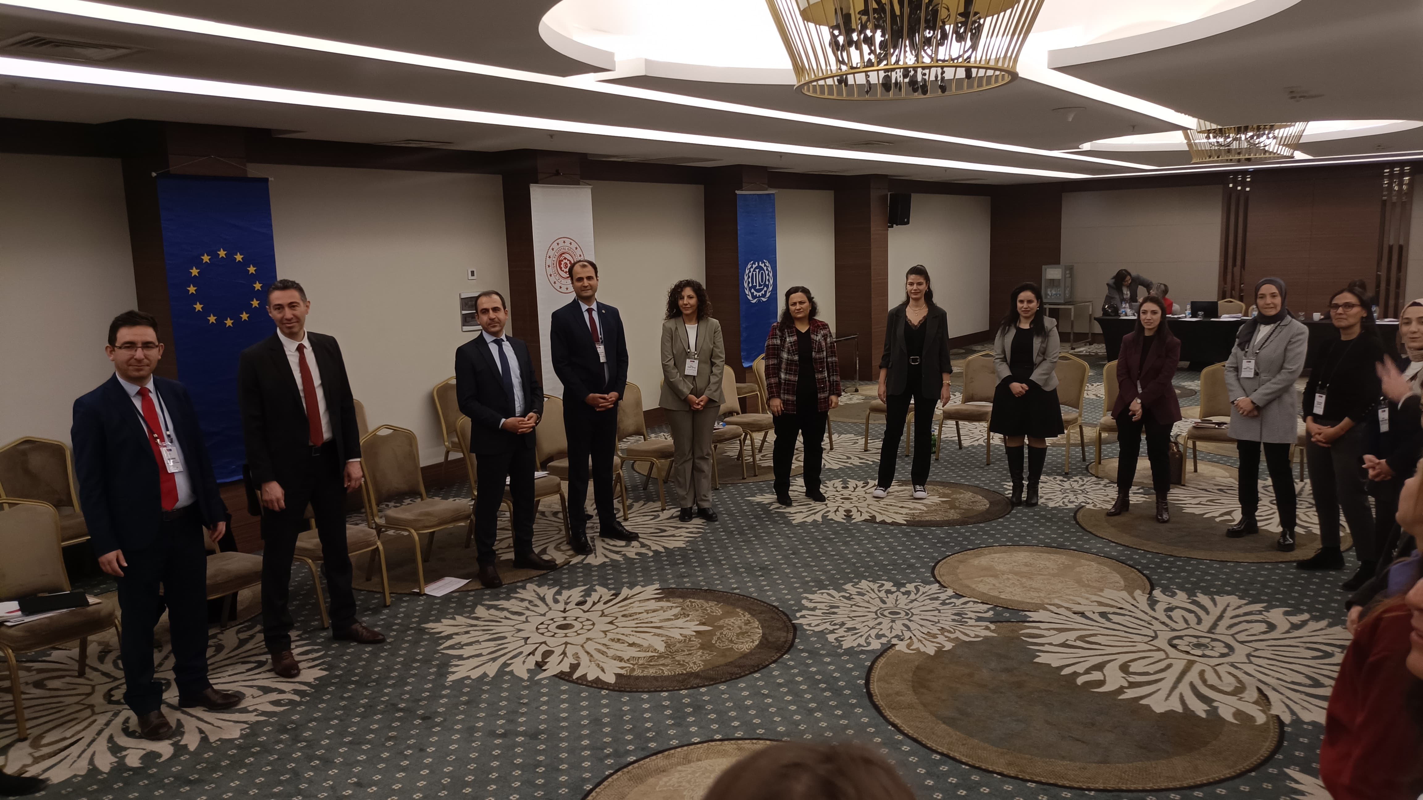 Avrupa Birliği Katılım Öncesi Mali Yardım Aracı (IPA-III) kapsamında finanse edilen ve Uluslararası Çalışma Örgütü (ILO) iş birliğiyle yürütülen İş Teftiş Rehberlik ve Sosyal Diyalog Yoluyla İşyeri Uyumunun Güçlendirilmesi Projesi kapsamında, Stratejik İletişim Eğitim Programı 11-12 Şubat 2025 tarihlerinde Ankara’da gerçekleştirildi.