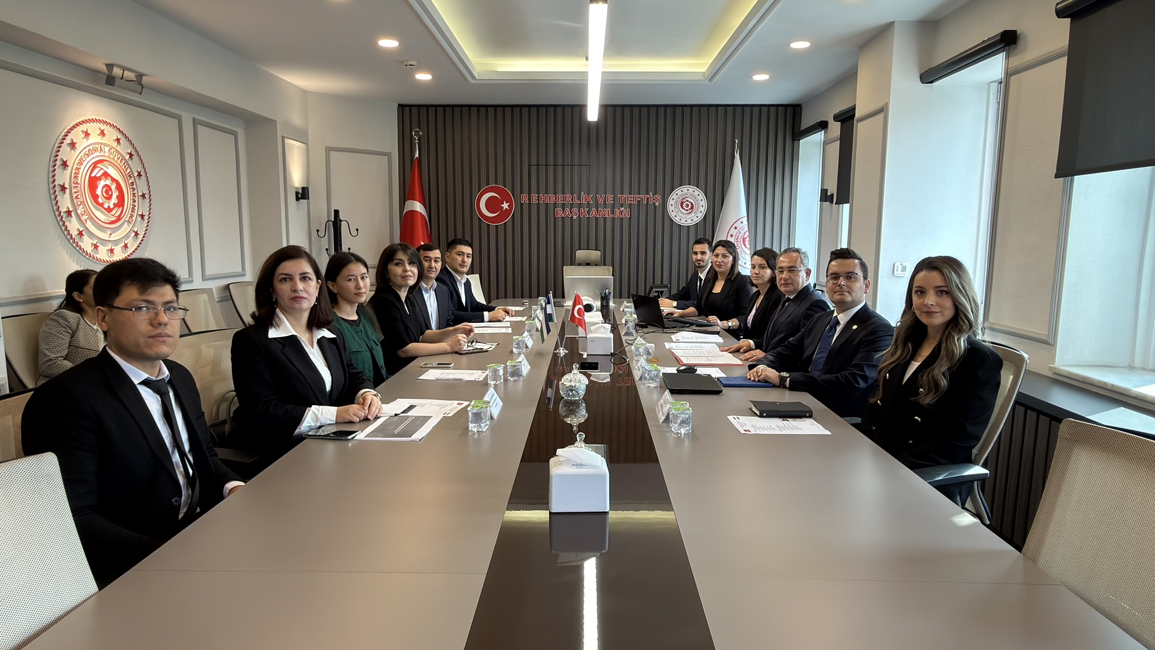 Özbekistan Heyetinin Rehberlik ve Teftiş Başkanlığına Ziyareti