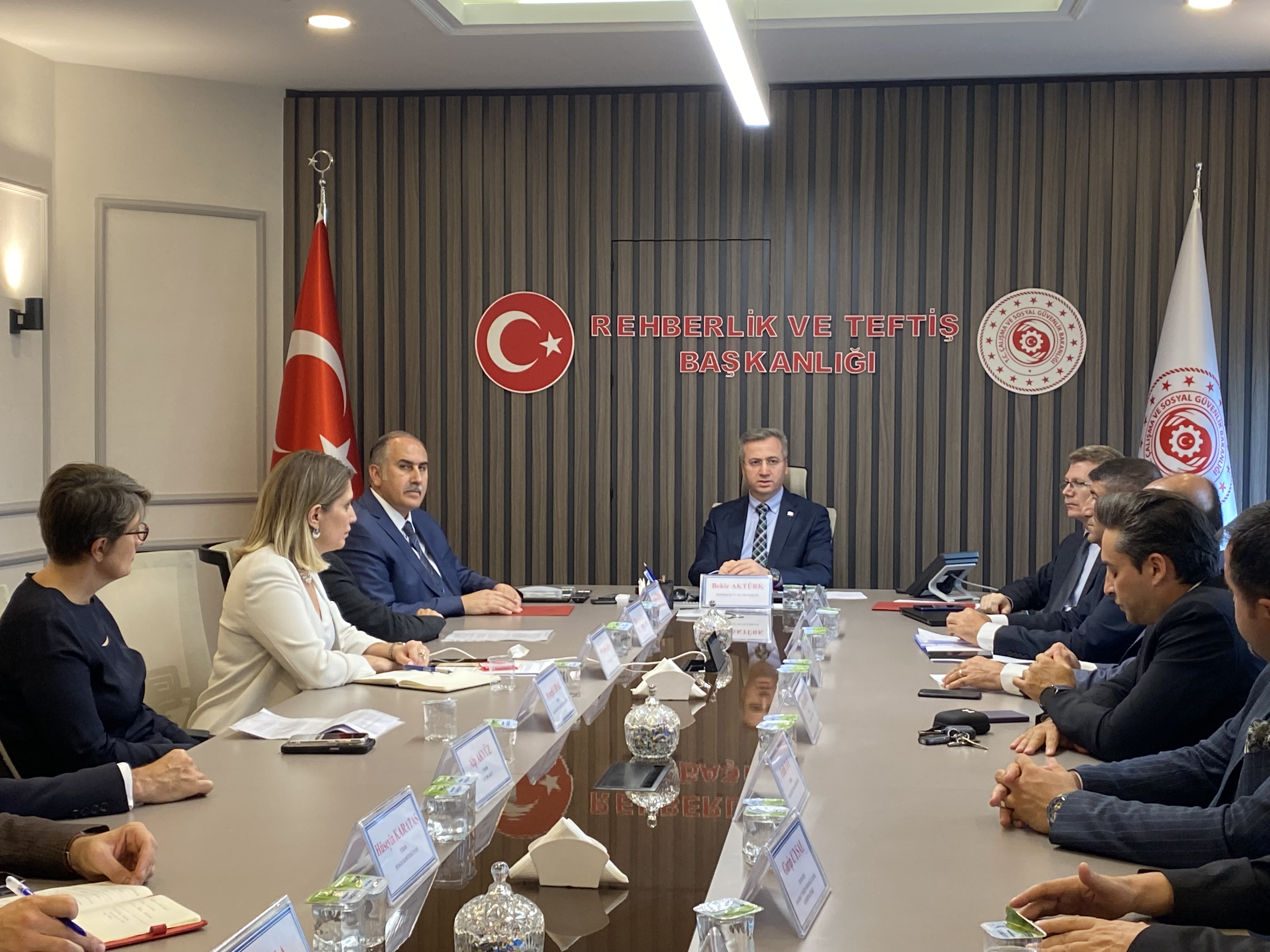 Konaklama Sektöründe Yürütülen Programlı Teftiş Kapsamında Sektör Temsilcileri ile Toplantı Yapıldı