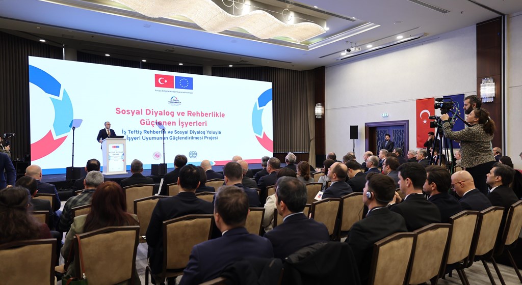 Bakan Işıkhan, “İş Teftiş Rehberlik ve Sosyal Diyalog Yoluyla İşyeri Uyumunun Güçlendirilmesi Projesi” nin Açılış Törenine Katıldı