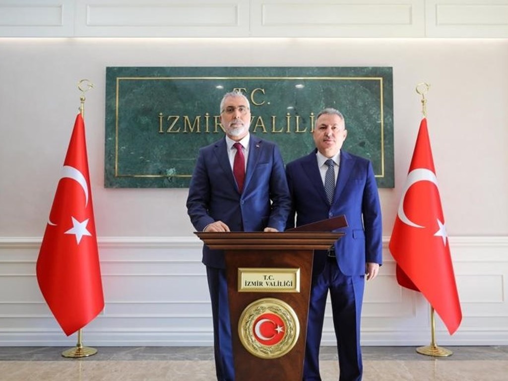 Minister of Labour and Social Security Prof. Dr. Vedat IŞIKHAN paid official visits in Izmir