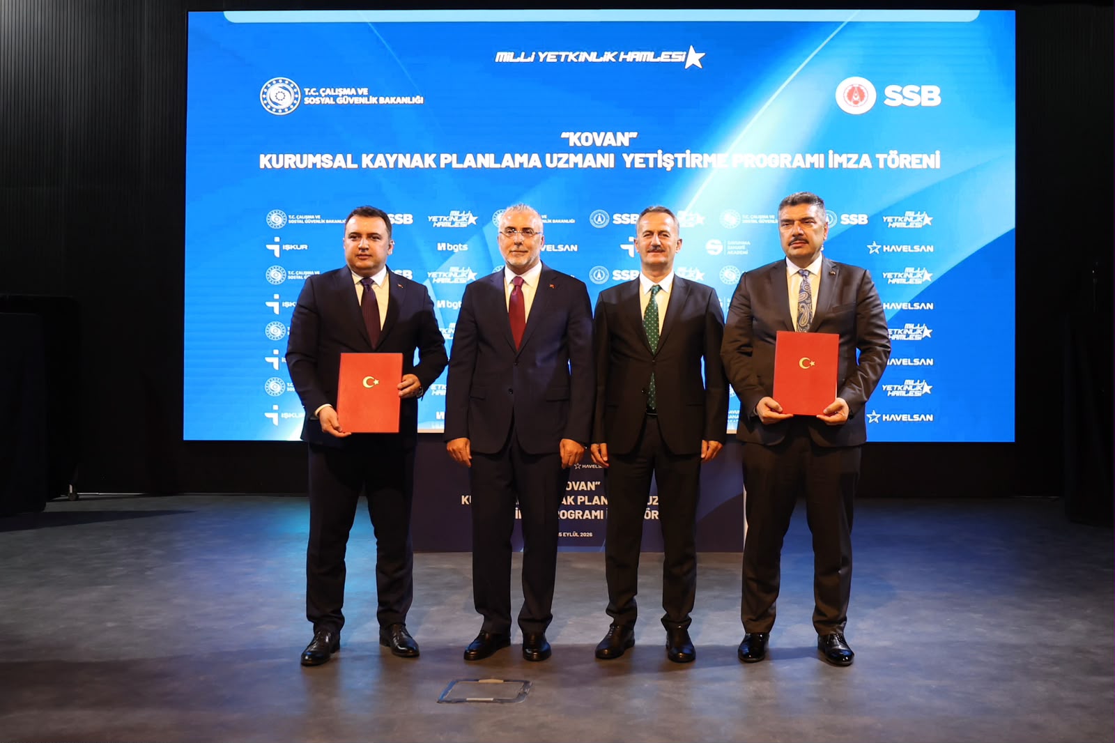Çalışma ve Sosyal Güvenlik Bakanlığı ile Savunma Sanayii Başkanlığı ve HAVELSAN Arasında KOVAN Programı İş Birliği Protokolü İmzalandı 