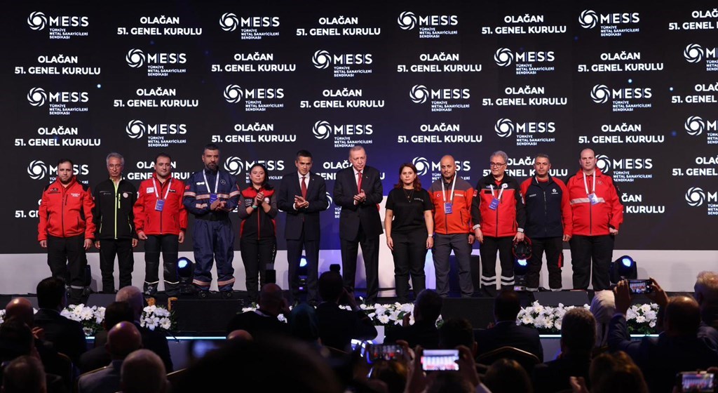 Our Minister Prof. Dr. Vedat Işıkhan attended the 51st Ordinary General Assembly of the Turkish Employers’ Association of Metal Industries (MESS), which was organized with the presence of our President Recep Tayyip Erdoğan.