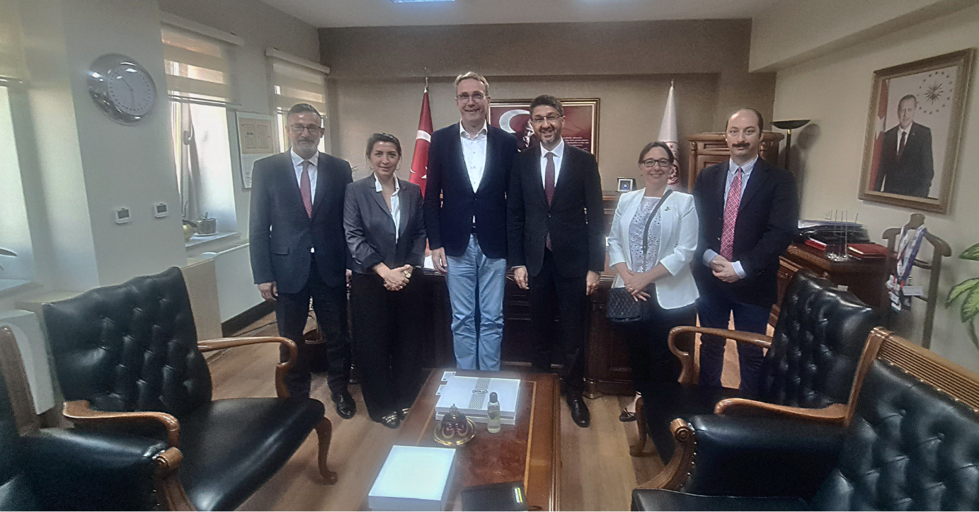 The delegation of German-Turkish Chamber of Commerce and Trade  (AHK Türkiye), which represents German economy in Türkiye, paid a visit to Directorate General for Foreign Relations and European Union on 8 July 2025.