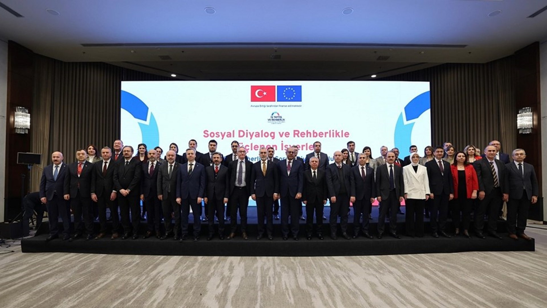 Bakan Işıkhan, “İş Teftiş Rehberlik ve Sosyal Diyalog Yoluyla İşyeri Uyumunun Güçlendirilmesi Projesi” nin Açılış Törenine Katıldı