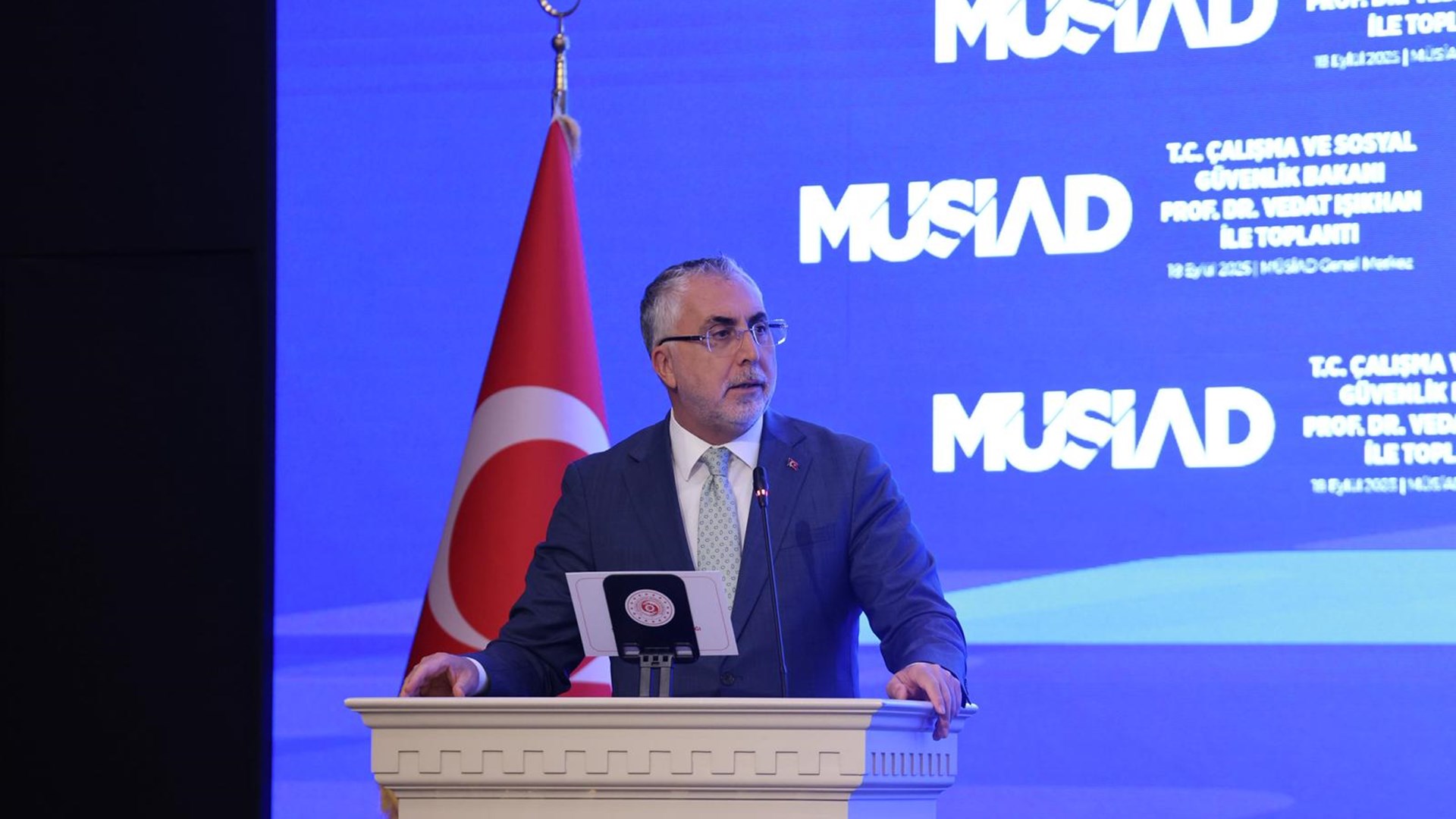 Çalışma Ve Sosyal Güvenlik Bakanı Prof. Dr. Vedat Işıkhan, MÜSİAD Yönetim Kurulu Toplantısına Katıldı