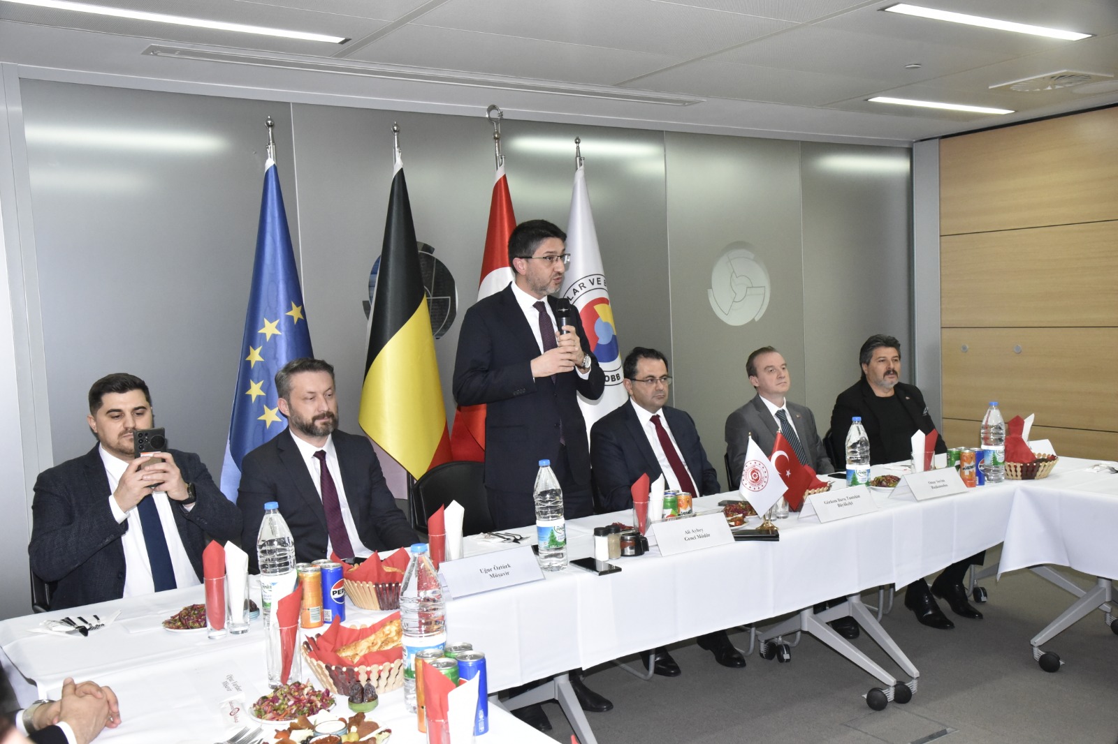 Our Director General Ali Aybey paid visit to our Ambassador in Brussels as part of his visit to Belgium