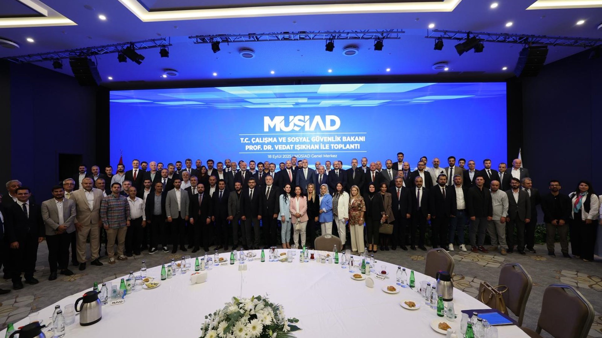 Çalışma Ve Sosyal Güvenlik Bakanı Prof. Dr. Vedat Işıkhan, MÜSİAD Yönetim Kurulu Toplantısına Katıldı