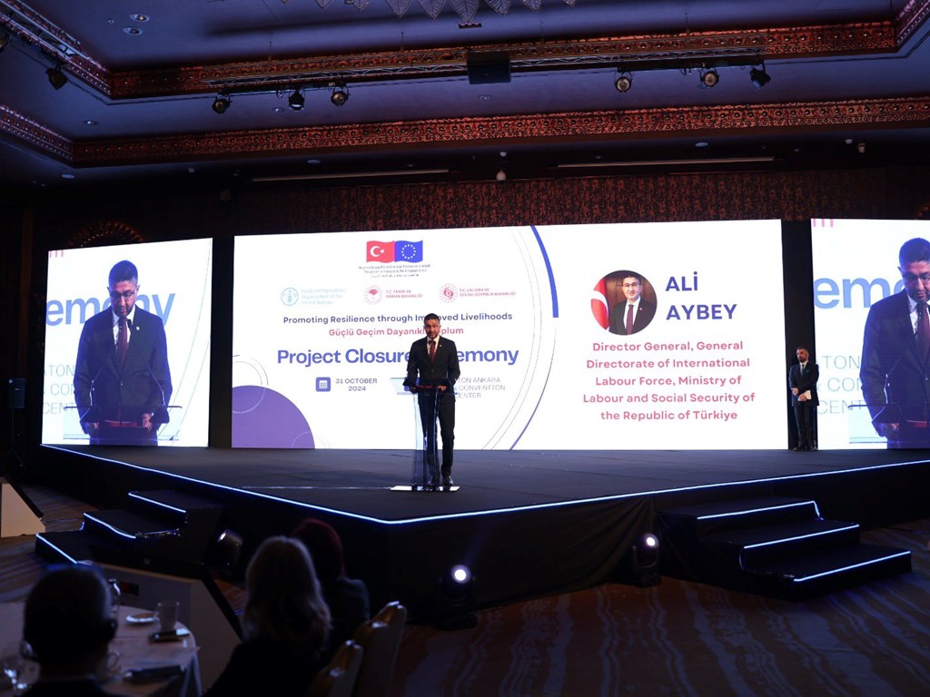 Promoting Resilience through Improved Livelihoods Project Closing Meeting Was Held in Ankara