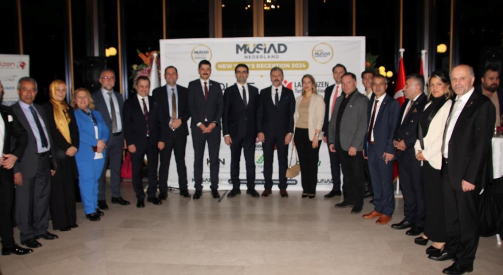 Our Labour and Social Security Attaché’s Office in Deventer attended the New Year reception traditionally organized by MUSIAD (Independent Industrialists and Businessmen’s Association) Netherlands in Kurhaus, the Hague on Tuesday, 23.01.2024.