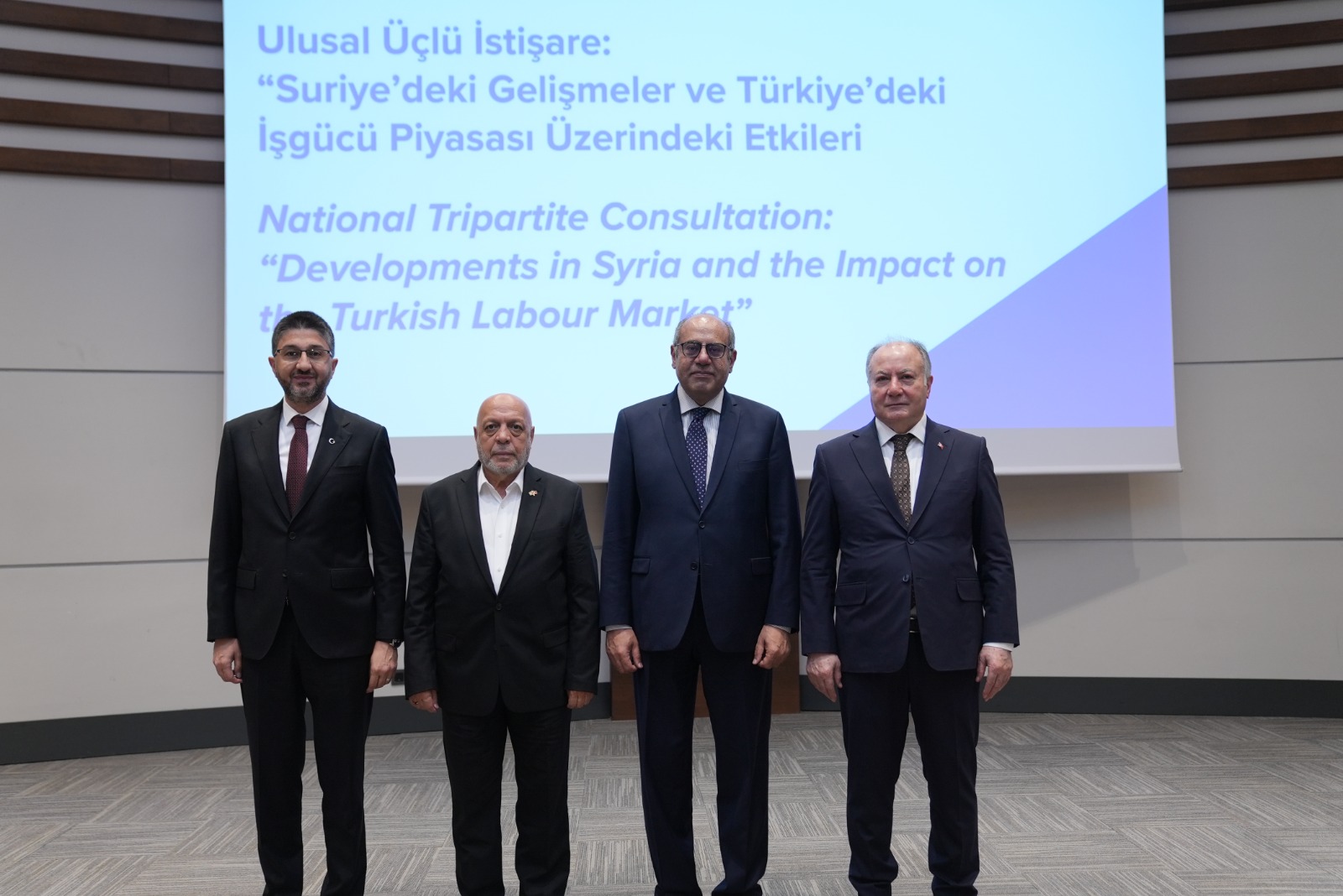 An event titled “National Tripartite Consultation: Developments in Syria and Their Impact on the Labour Market in Türkiye” was held in Ankara on 13 May 2025 under the coordination of the International Labour Organization (ILO) Office for Türkiye.
