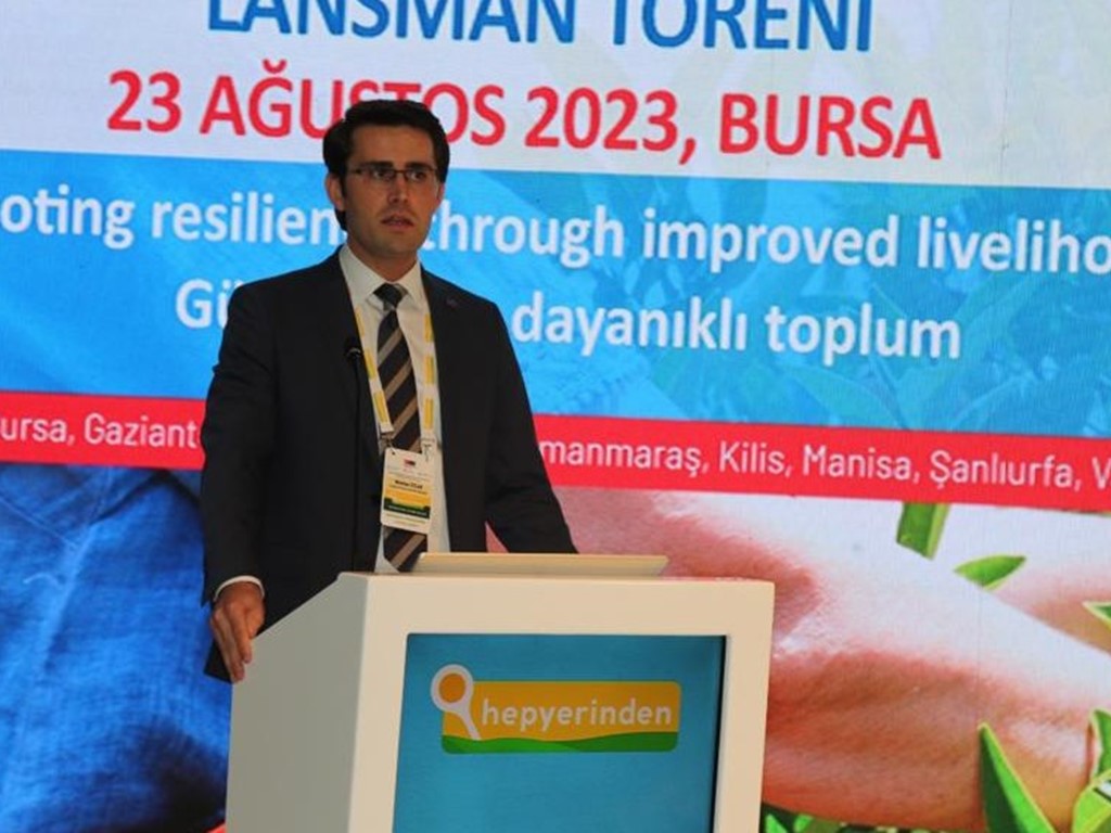 Our Deputy General Manager Metehan ÖZCAN attended the opening meeting of the hepyerinden.coop platform held in Bursa by the United Nations Food and Agriculture Organization.