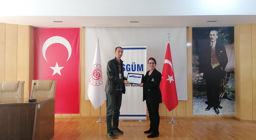 48. ILO Pnömokonyoz Radyografileri Uluslararası Sınıflandırma Okuyucu Eğitimini Tamamladık