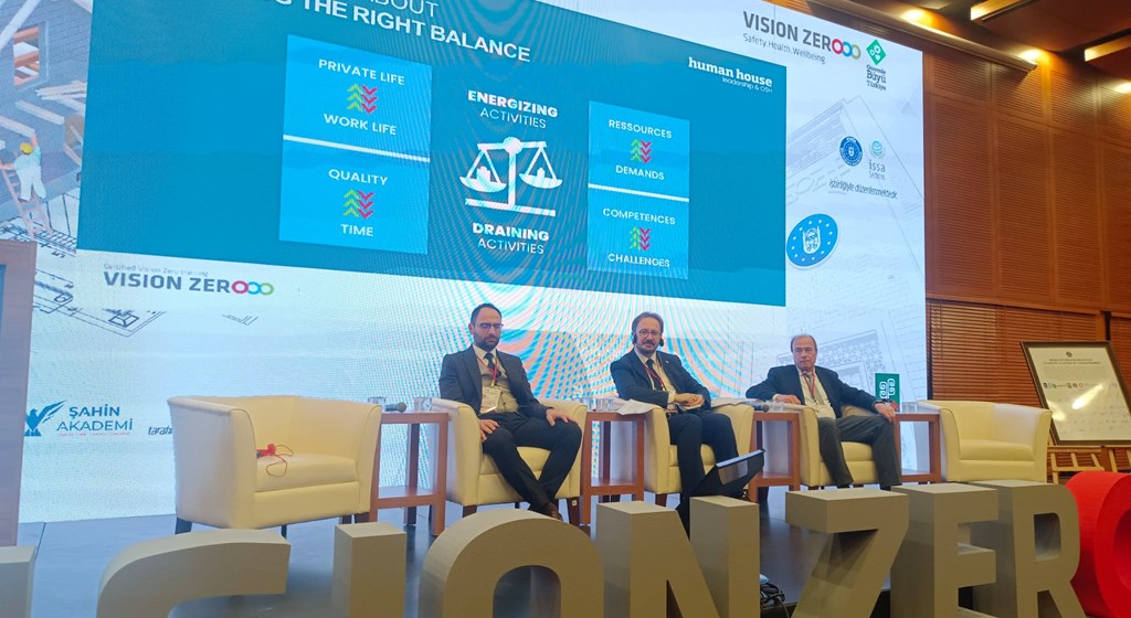 Uluslararası İSG Konferansı, “Hedef Sıfır İş Kazası- Odağımız İnsan” temasıyla yapıldı.