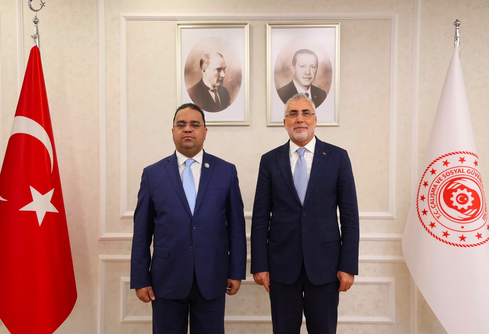 Bakan Işıkhan, Libyalı Mevkidaşı Al-Abed Al-Rida ile Bakanlıkta Bir Araya Gelerek İki Ülke Arasında İşbirliği Mutabakat Zaptı’nı imzaladı