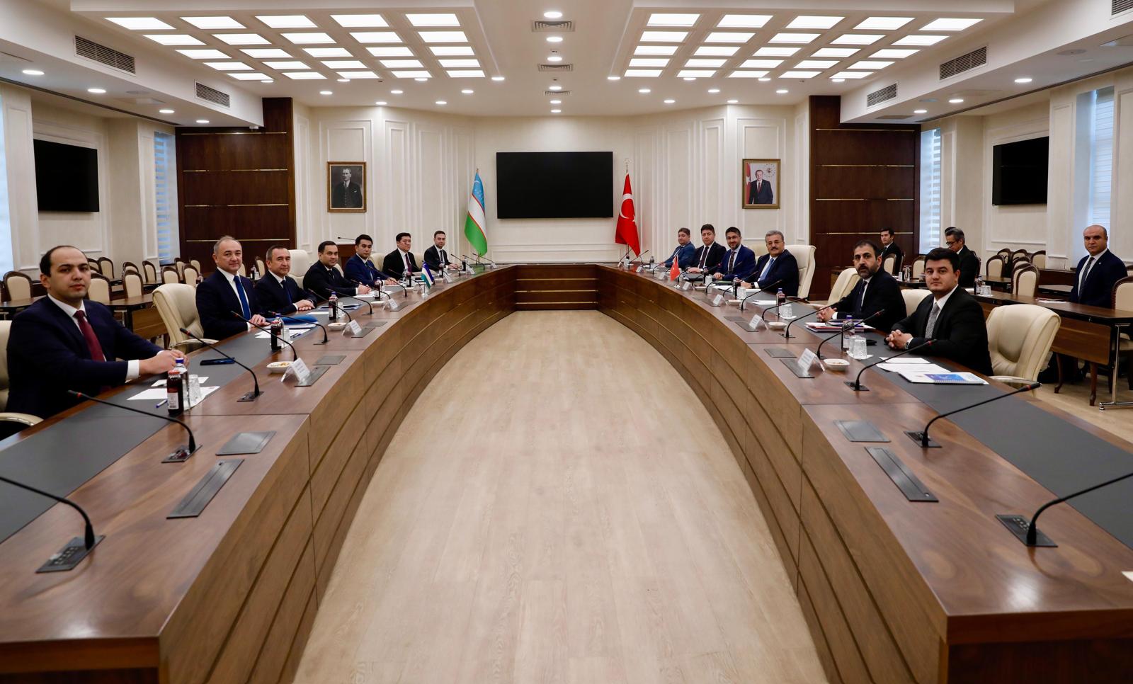 Our Deputy Minister Faruk ÖZÇELİK met with Olimjon ABDULLAEV, Deputy Minister for Foreign Affairs of Uzbekistan 