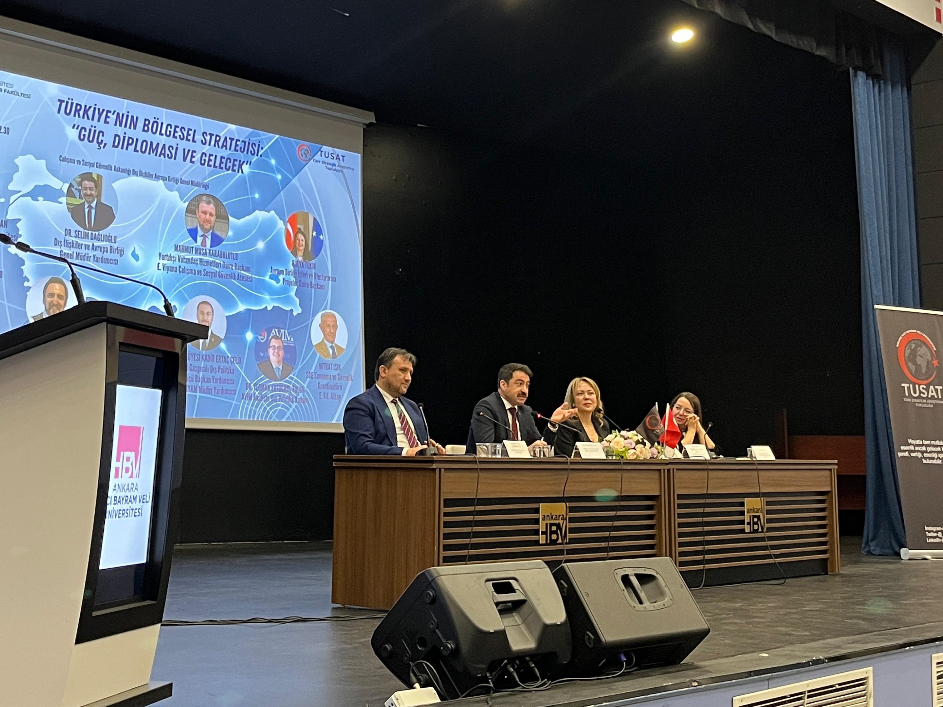 Türkiye’nin Bölgesel Stratejisi: Güç, Diplomasi ve Gelecek Konulu Konferans Düzenlendi