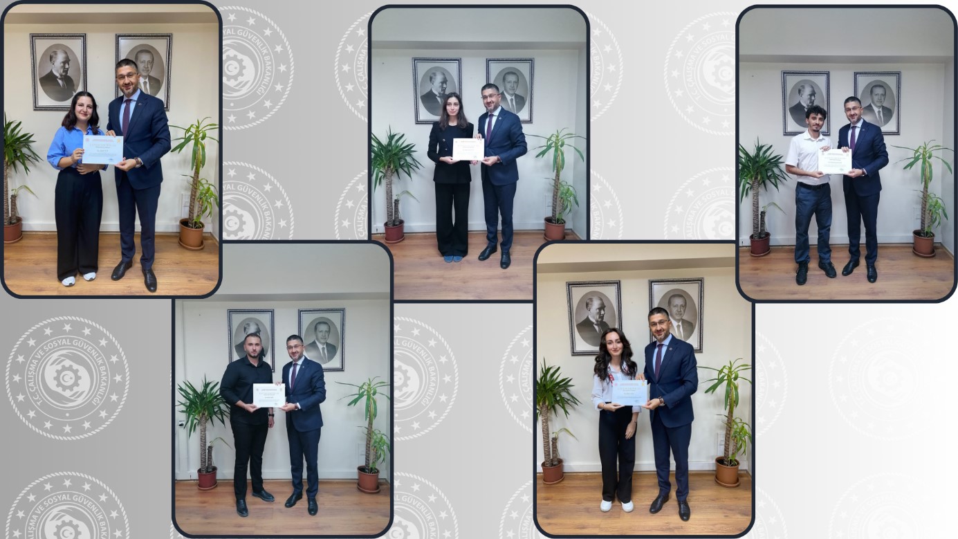 Certificates Presented to Students Who Completed Their Internship at Our Directorate General
