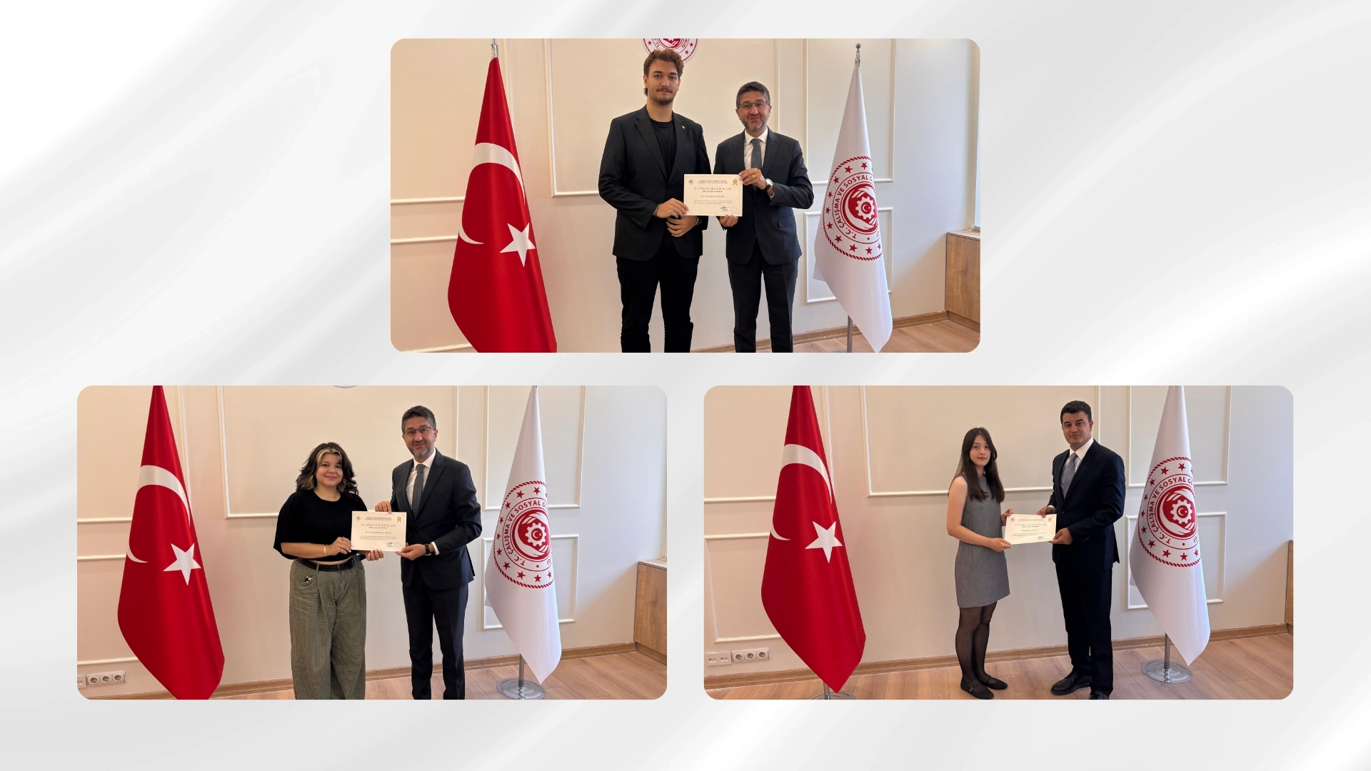 Genel Müdürlüğümüzde Stajını Tamamlayan Öğrencilere Sertifikaları Takdim Edildi