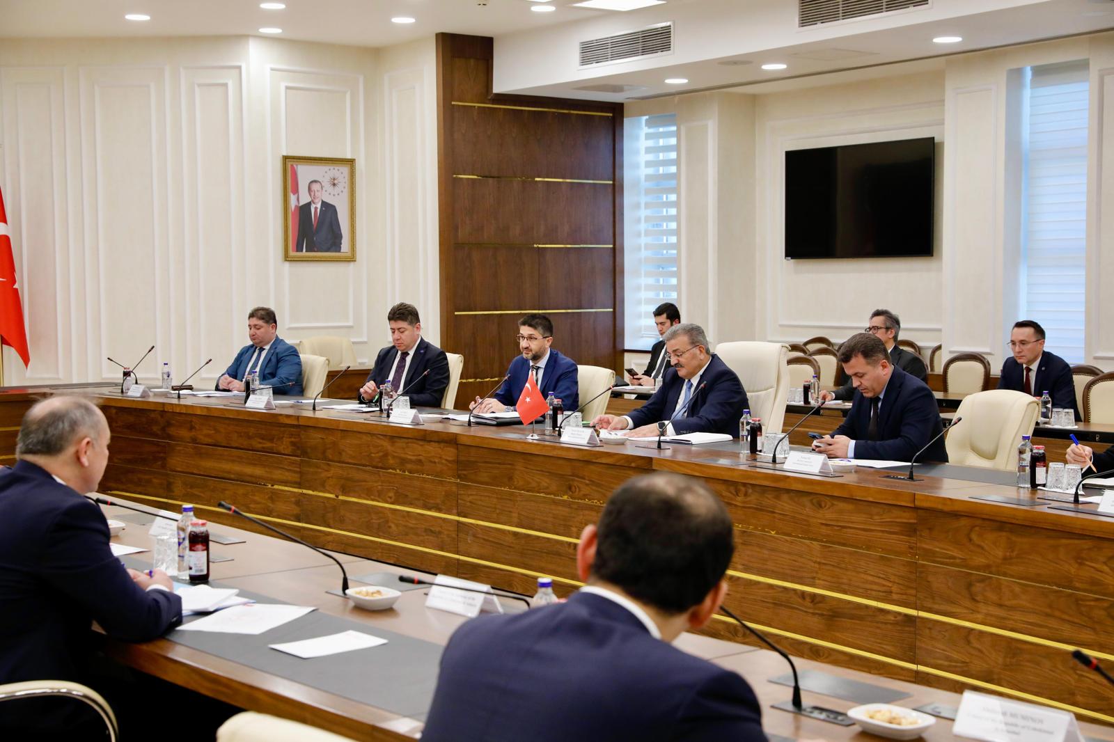 Our Deputy Minister Faruk ÖZÇELİK met with Olimjon ABDULLAEV, Deputy Minister for Foreign Affairs of Uzbekistan 