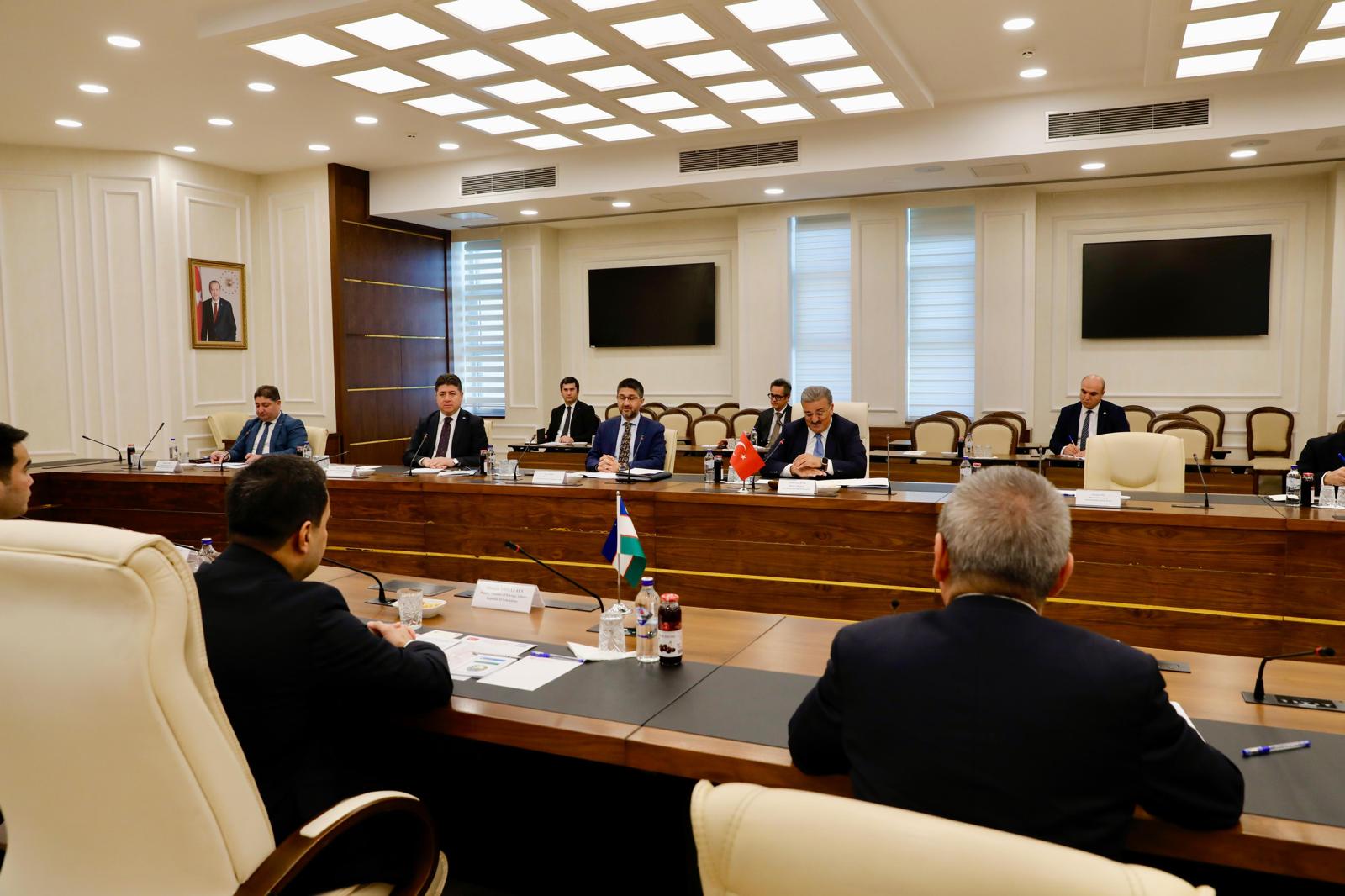 Our Deputy Minister Faruk ÖZÇELİK met with Olimjon ABDULLAEV, Deputy Minister for Foreign Affairs of Uzbekistan 