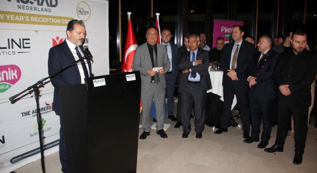 Our Labour and Social Security Attaché’s Office in Deventer attended the New Year reception traditionally organized by MUSIAD (Independent Industrialists and Businessmen’s Association) Netherlands in Kurhaus, the Hague on Tuesday, 23.01.2024.