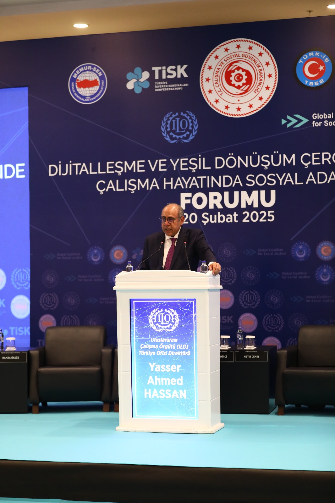 On the occasion of 20th February, World Social Justice Day, the "Forum on Social Justice in Working Life in the Framework of Digitalisation and Green Transformation" was held with broad participation, under the leadership of our Ministry and as part of the Global Social Justice Coalition. 