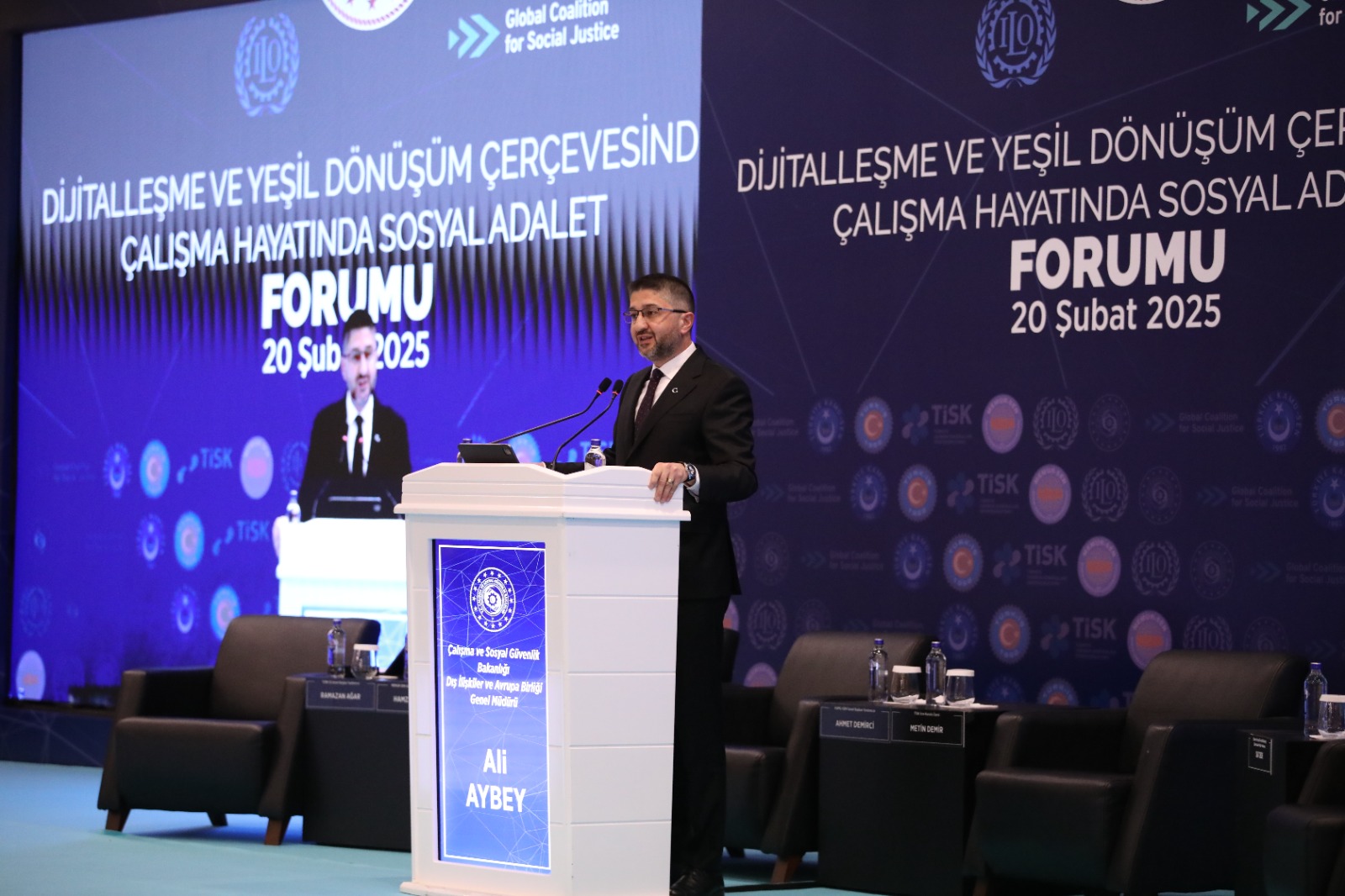 On the occasion of 20th February, World Social Justice Day, the "Forum on Social Justice in Working Life in the Framework of Digitalisation and Green Transformation" was held with broad participation, under the leadership of our Ministry and as part of the Global Social Justice Coalition. 