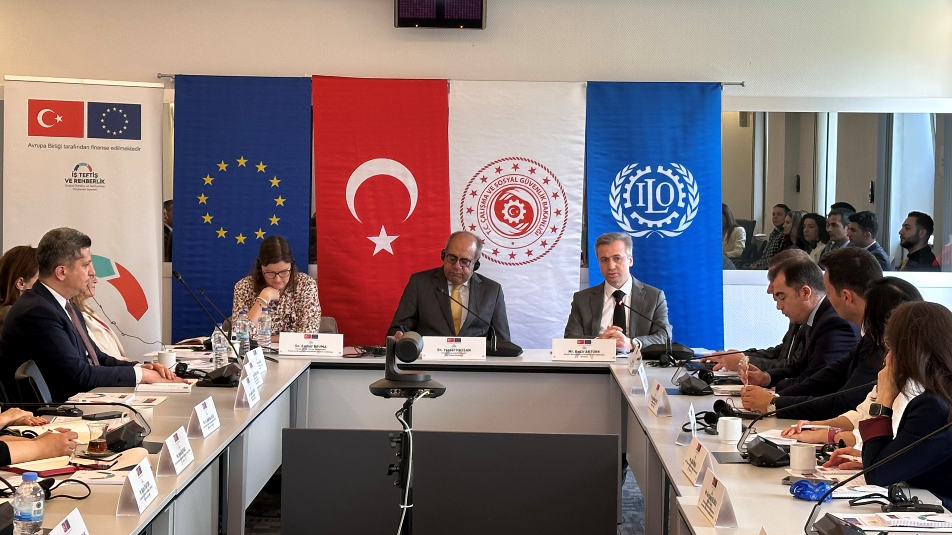 IPA III kapsamında yürütülen İş Teftiş ve Rehberlik Projesi’nin 4. Yönlendirme Komitesi Toplantısı, 27 Mayıs 2025 tarihinde ILO Türkiye Ofisi’nde gerçekleştirildi.