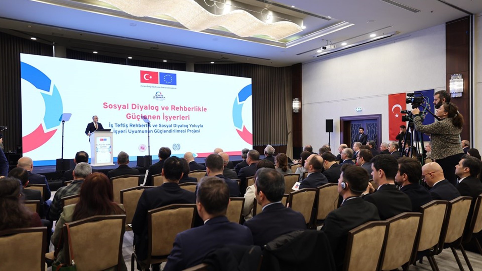 Bakan Işıkhan, “İş Teftiş Rehberlik ve Sosyal Diyalog Yoluyla İşyeri Uyumunun Güçlendirilmesi Projesi” nin Açılış Törenine Katıldı