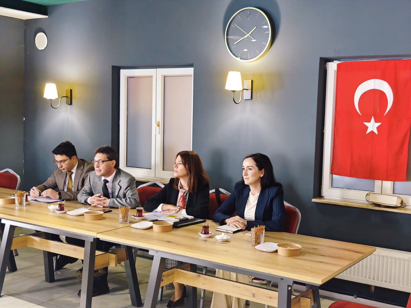 A coordination and briefing meeting was held by the Consulate General of Munich under the auspices of the Türkgücü Ingolstadt Sports Club with the participation of the heads and representatives of NGOs operating in the region.