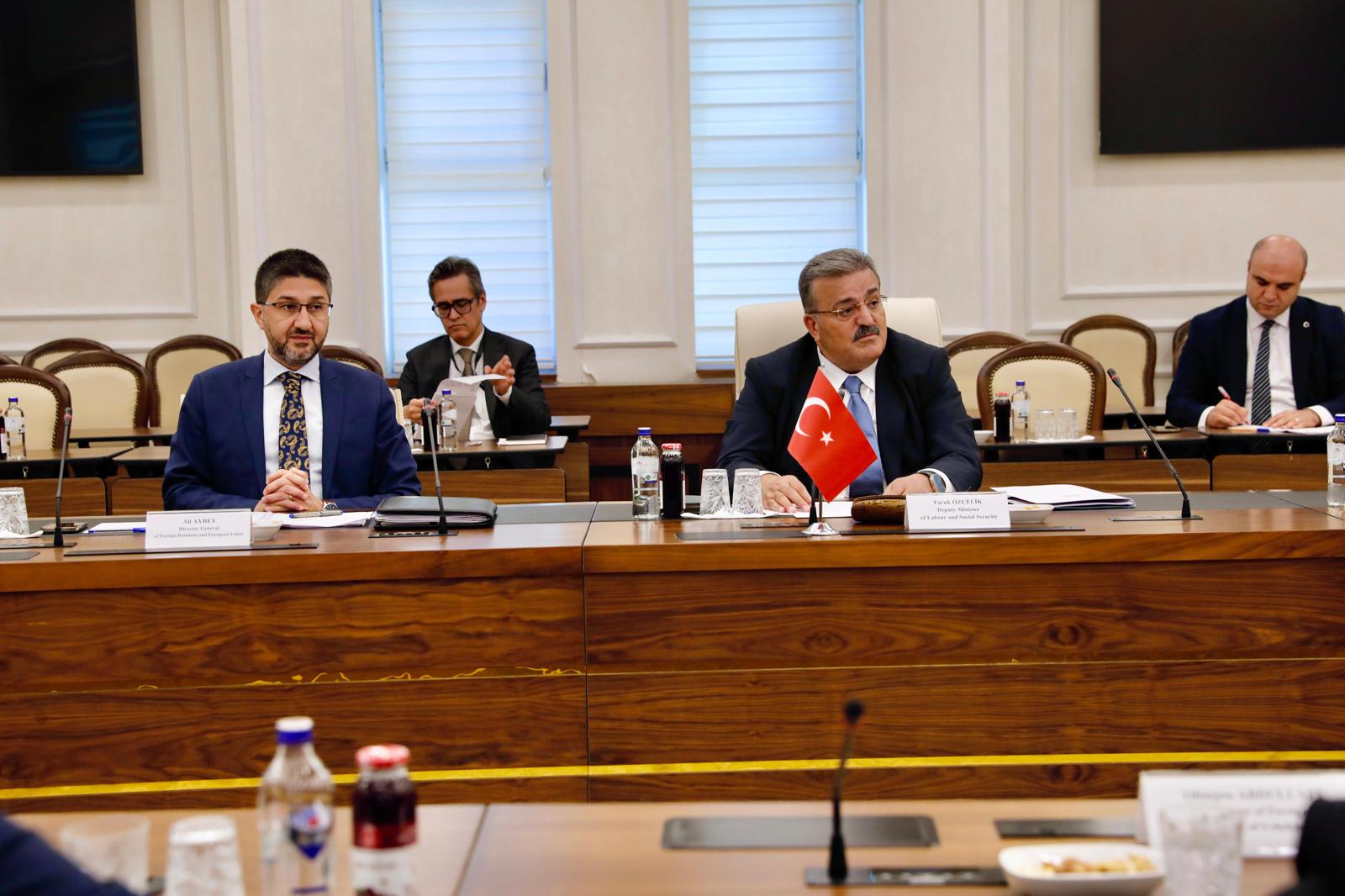 Our Deputy Minister Faruk ÖZÇELİK met with Olimjon ABDULLAEV, Deputy Minister for Foreign Affairs of Uzbekistan 