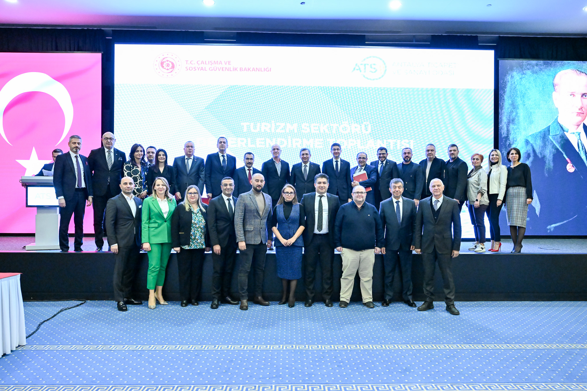 Genel Müdürlüğümüz Koordinasyonunda Antalya'da Turizm Sektörü Değerlendirme Toplantısı Gerçekleştirildi