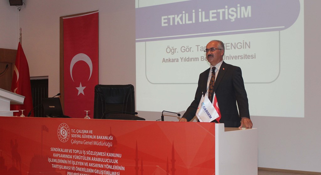 Genel Müdürlüğümüzce düzenlenen "Sendikalar ve Toplu İş Sözleşmesi Kanunu Kapsamında Yürütülen Arabulucu İşlemlerinin İyi İşleyen ve Aksayan Yönlerinin Tartışılması ve Önerilerin Gerçekleştirilmesi Projesi" eğitiminde, arabuluculuk sürecindeki aksaklıklar ve çözüm önerileri kapsamlı bir şekilde tartışıldı.