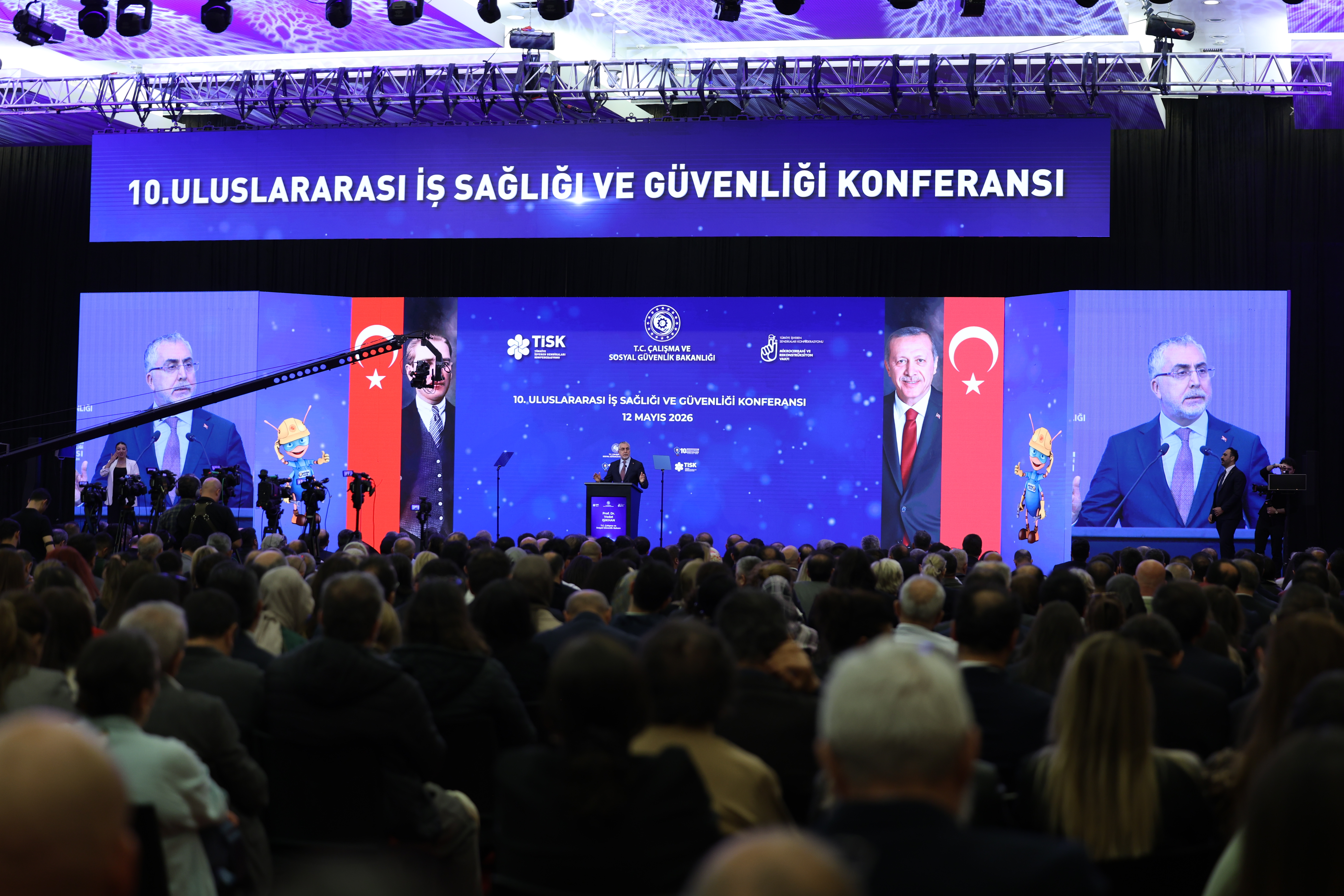 Bakan Işıkhan, 10. Uluslararası İş Sağlığı ve Güvenliği Konferansı’nda Konuştu
