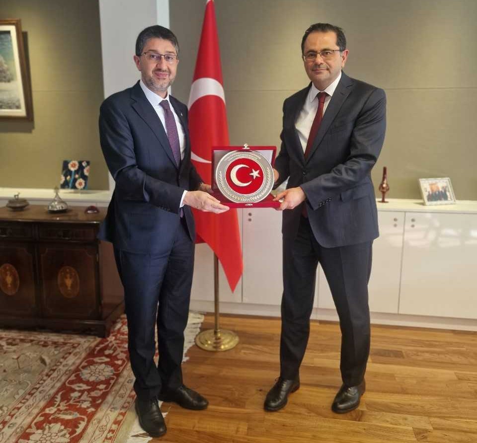 Our Director General Ali Aybey paid visit to our Ambassador in Brussels as part of his visit to Belgium