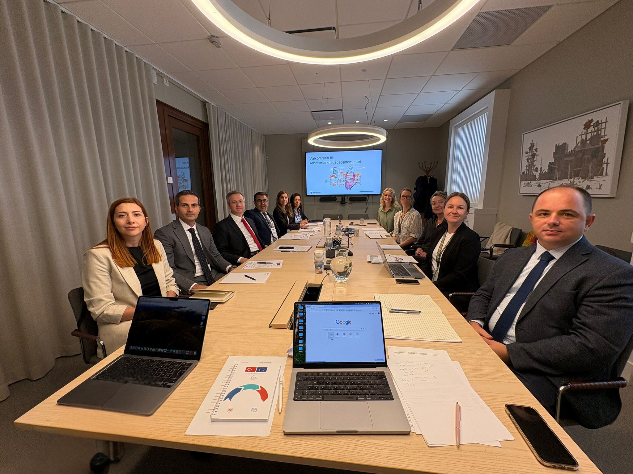 İsveç İstihdam Bakanlığını Ziyaret