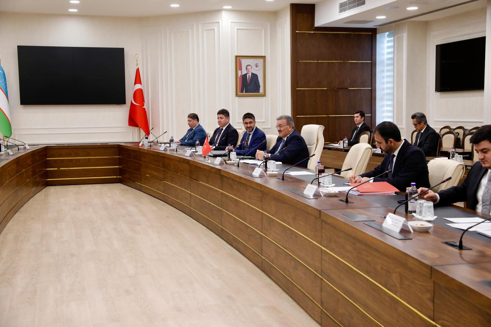 Our Deputy Minister Faruk ÖZÇELİK met with Olimjon ABDULLAEV, Deputy Minister for Foreign Affairs of Uzbekistan 