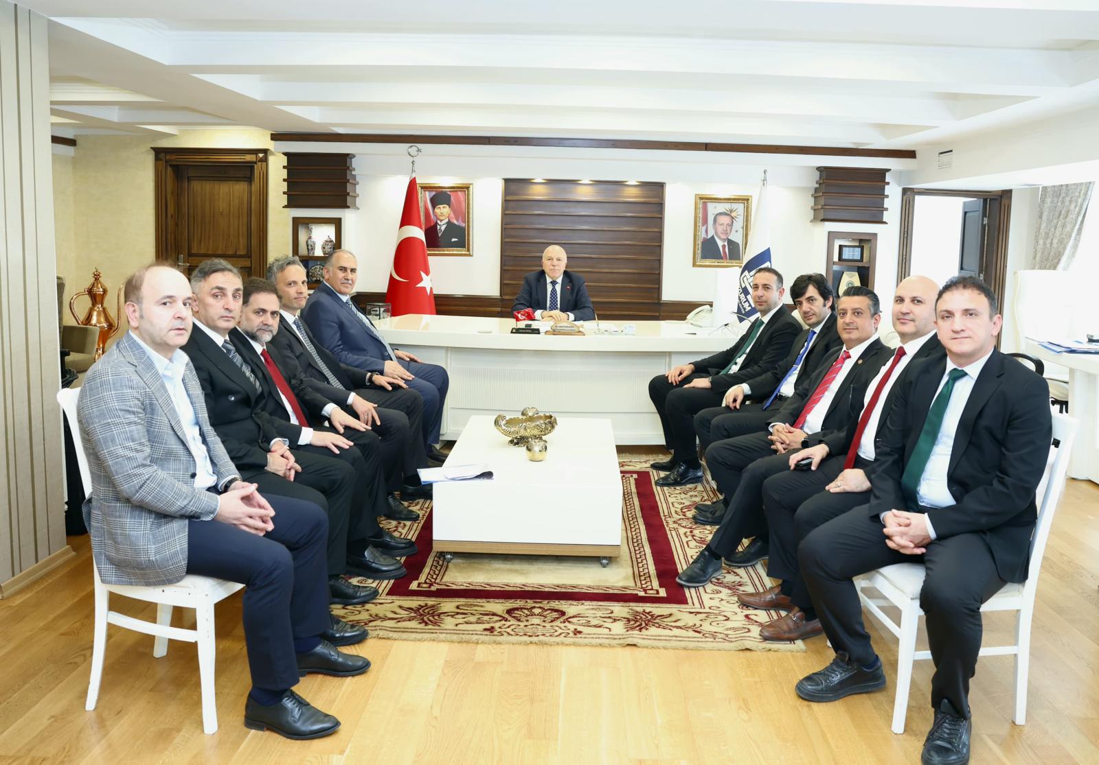 Erzurum Büyükşehir Belediyesine Ziyaret